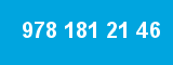 978 181 21 46 978 181 21 46